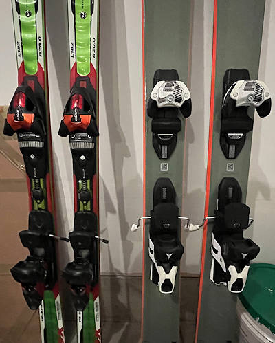 Elan and Salomon skis 2