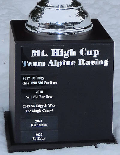 Mt. High trophy cup