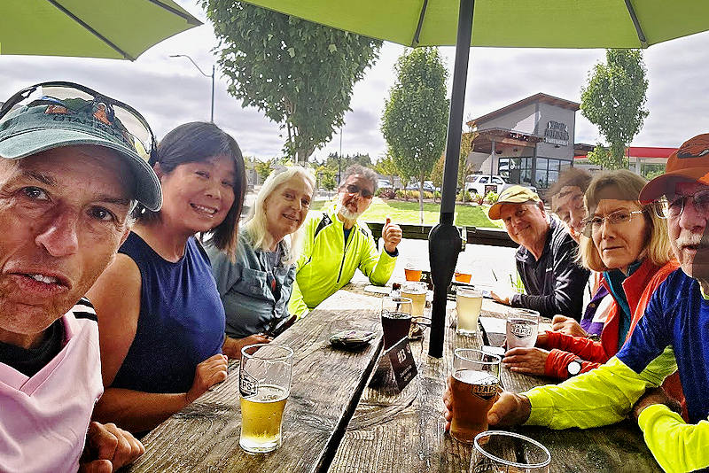 Lunch and beer