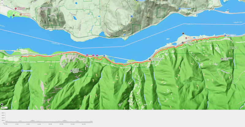 Map of our route
