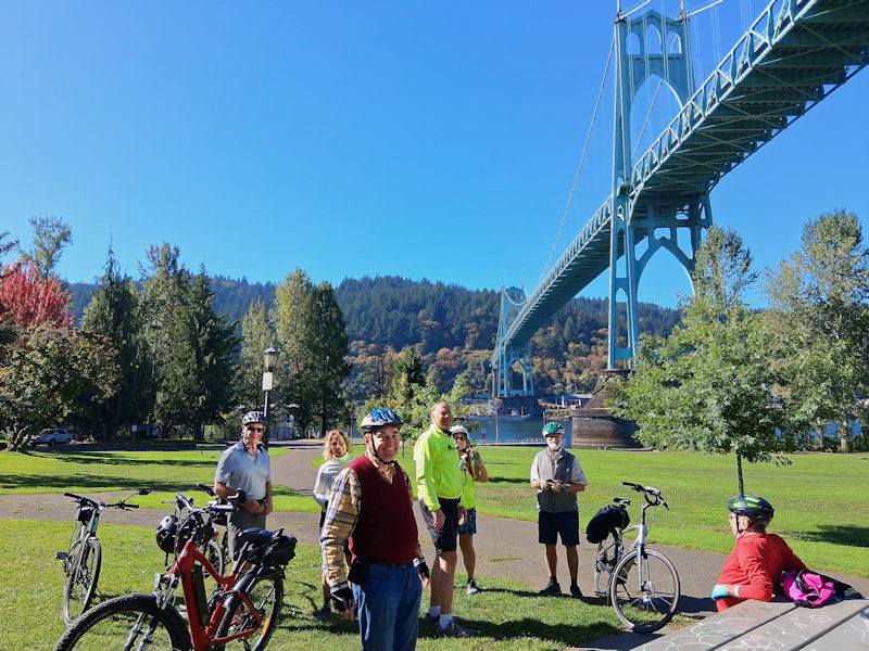Gerald's photo at the bridge