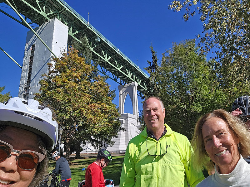 The other end of the bridge