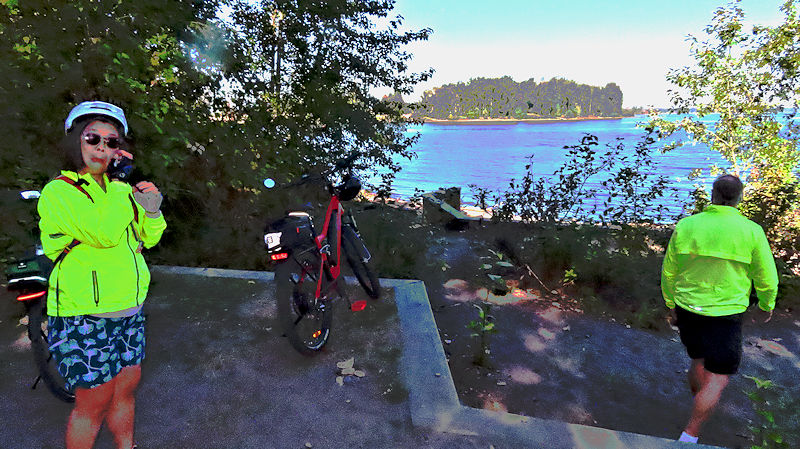 Arriving at Kelley Point
