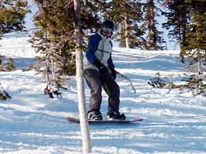 Mike Henness at Big White, Canada.