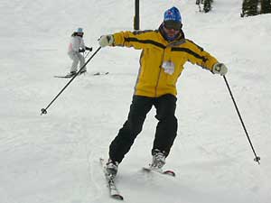 Alan Robins at Anthony Lakes ski area, Oregon.