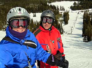 Linda and Bruce McGavin at Anthony Lakes, Oregon, 2006.