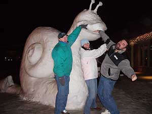 Emilio being eaten by a giant snail in McCall, Idaho!