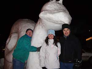 Phil, Deirdre and Jim in McCall, Idaho.