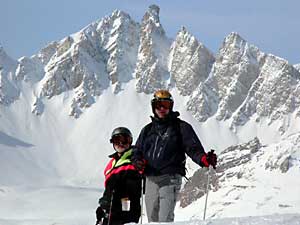 Kurt and Salah in Val d'Isere, France.