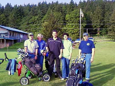 Mt. High golfers at Sandelie golf course