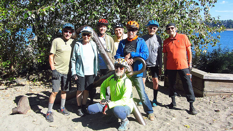 Group picture at the anchor