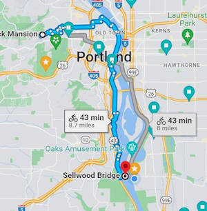 Pittock to Sellwod