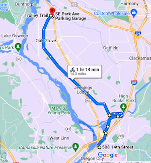 Trolley Trail map