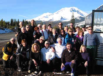 Mt. High club members (Portland, Oregon) at Mt. Shasta 2002