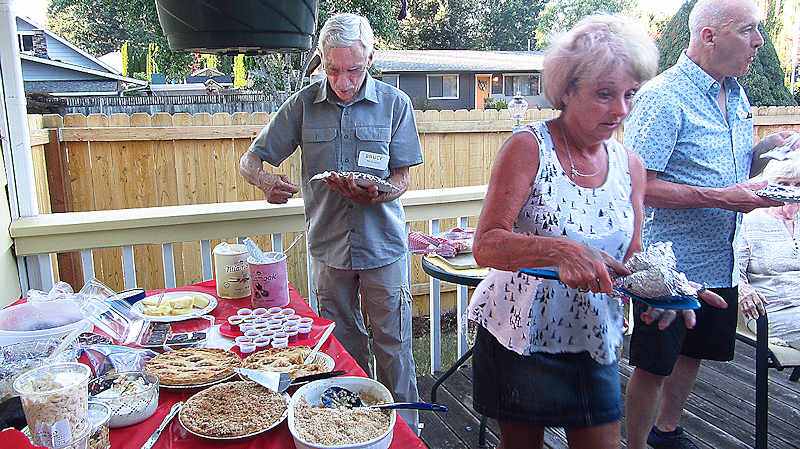 Debbi at the BBQ