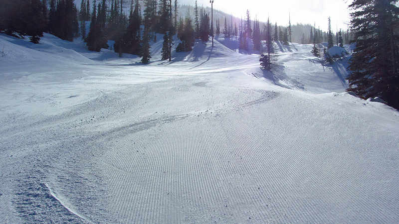 Tracks near chair 4