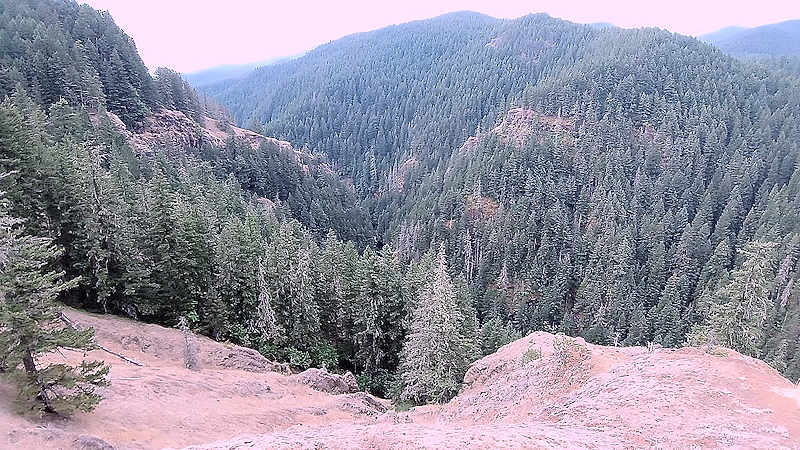 View of the canyon