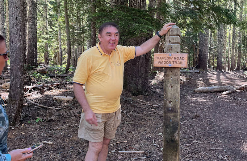 Emilio at Barlow Pass