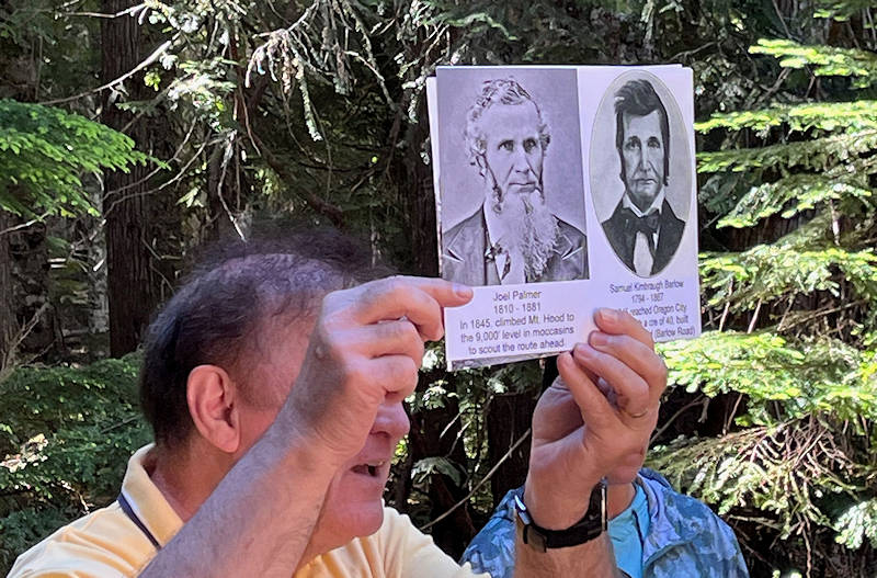 Emilio at Pioneer Woman's Grave