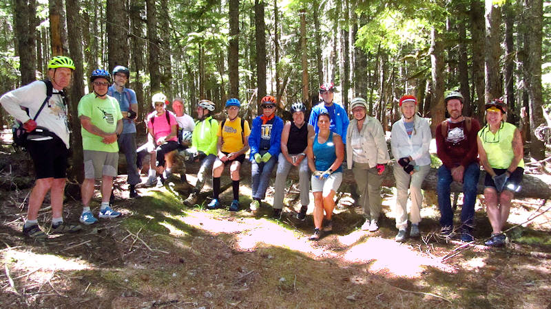 Wagon ruts with group photo