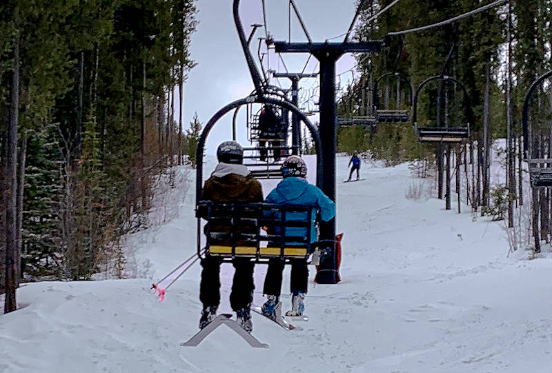 Chairlift ride