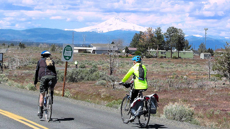 Biking and Mt. Jefferson