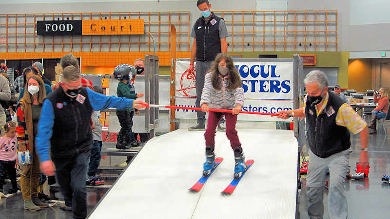 Carpet skiing