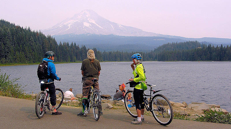 Mt. Hood in a haze