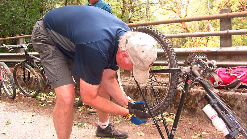 Greg and his bike