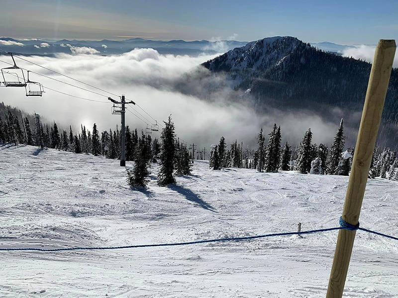 Slopes and view