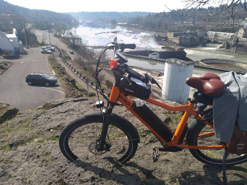 Falls and a bike