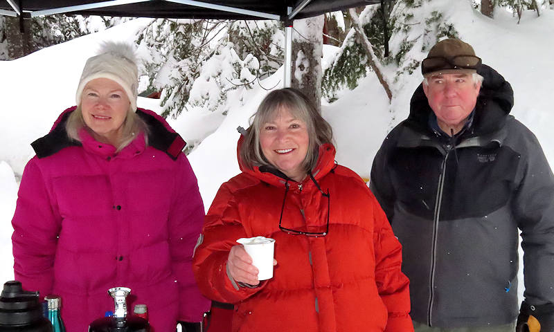 Drinks at the end of the trail