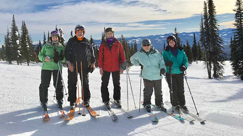 Group on slope