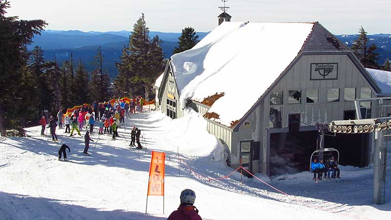 Lift Line at Magic Mile at 10:15 am