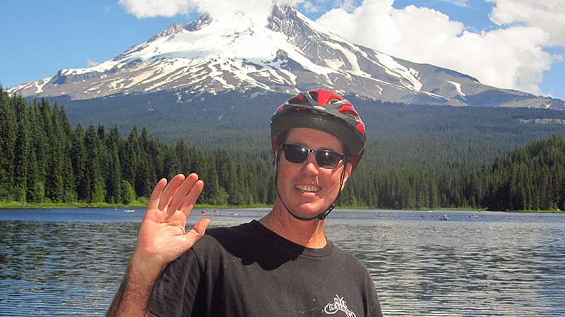 Malcolm at Trillium Lake