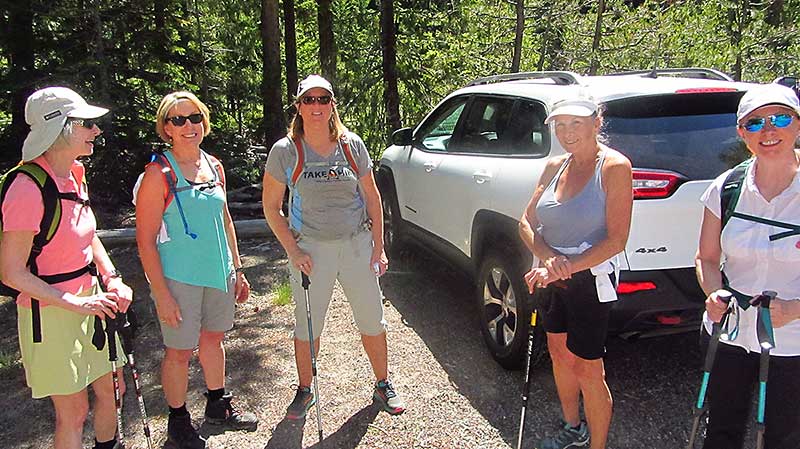 At the trailhead