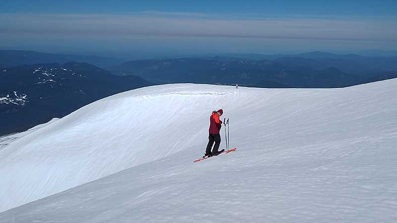 Emilio above Zig Zag canyon