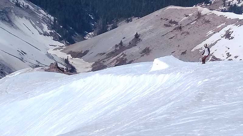 Tim about to enter the east branch of Zig Zag canyon